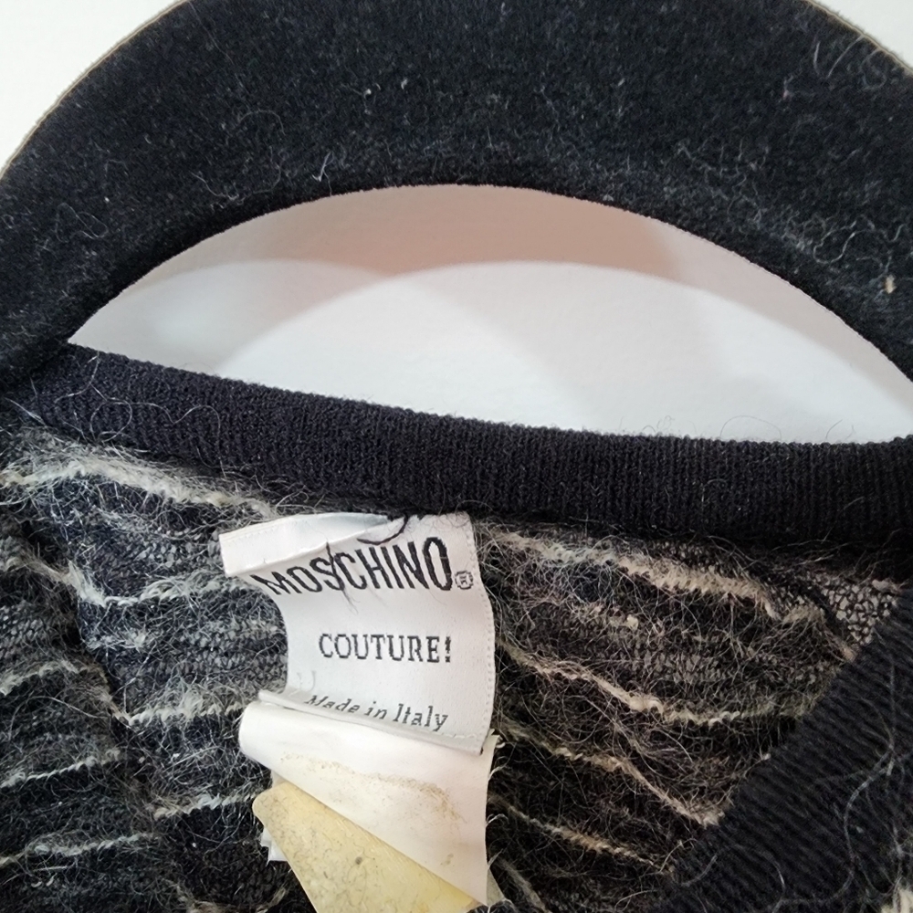 Moschino mohair dress, vintage RARE - Picture 4 of 9